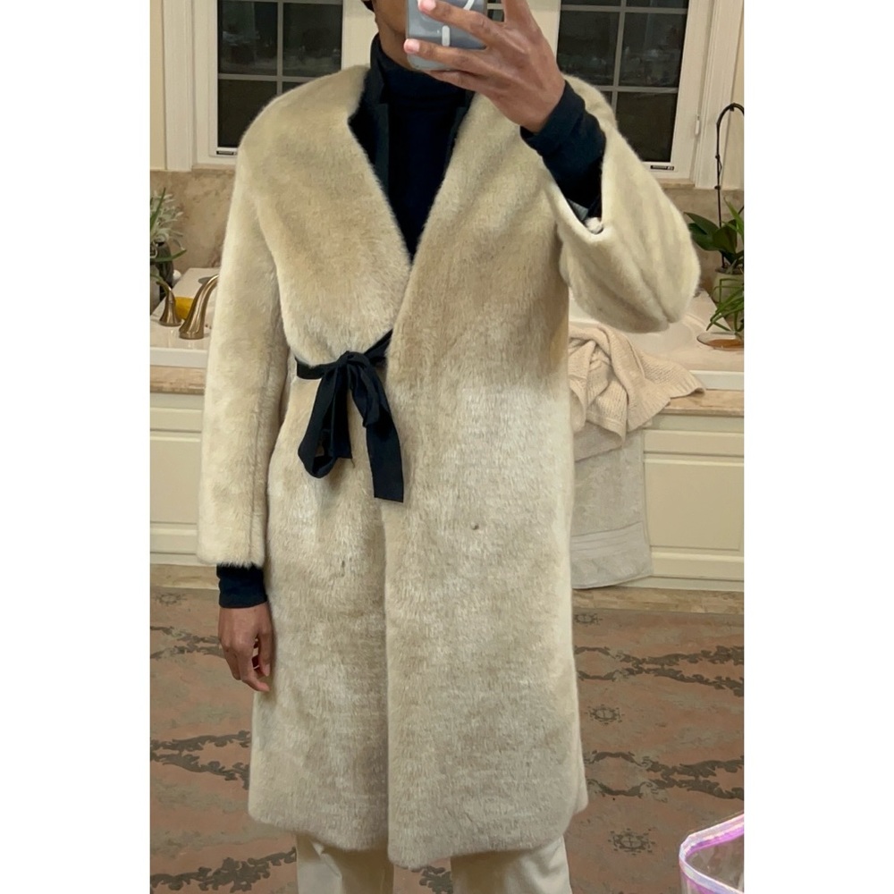 Faux fur coat